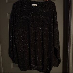 Classic Black Sparkle Sweater